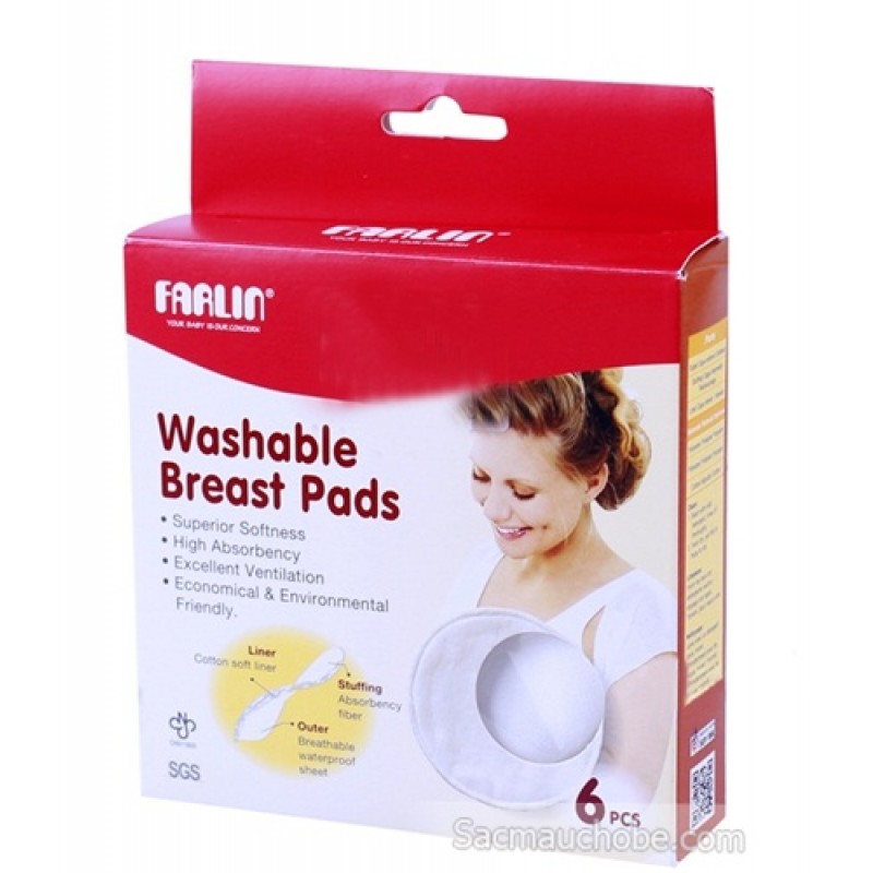 Miếng lót thấm sữa Farlin giặt lại được