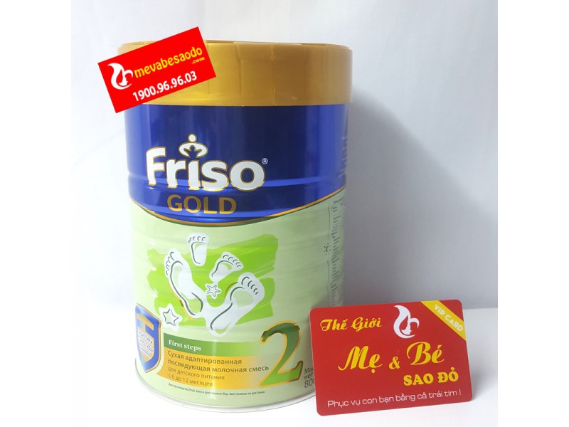 Sữa Friso Gold Nga Số 2 400g cho trẻ từ 6-12 tháng