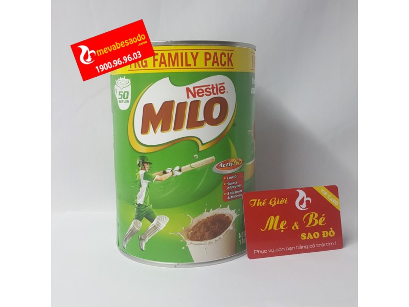 Sữa Milo Úc hộp 1kg