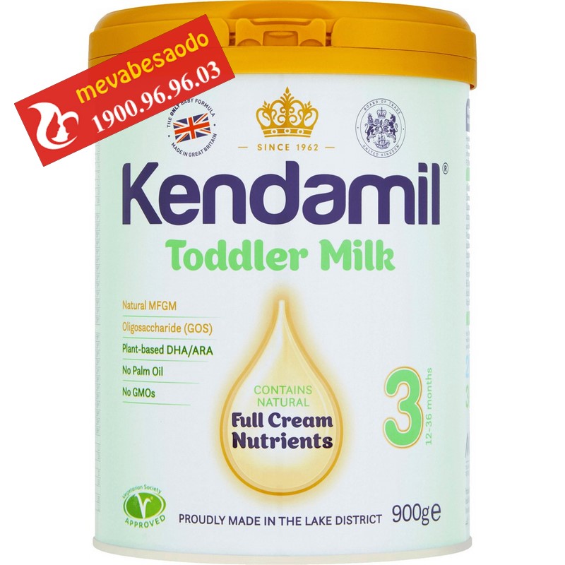 Sữa Kendamil anh quốc số 3 900g