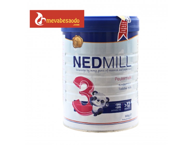 Sữa Nedmill số 3 Hà Lan cho trẻ trên 12 tháng 800g