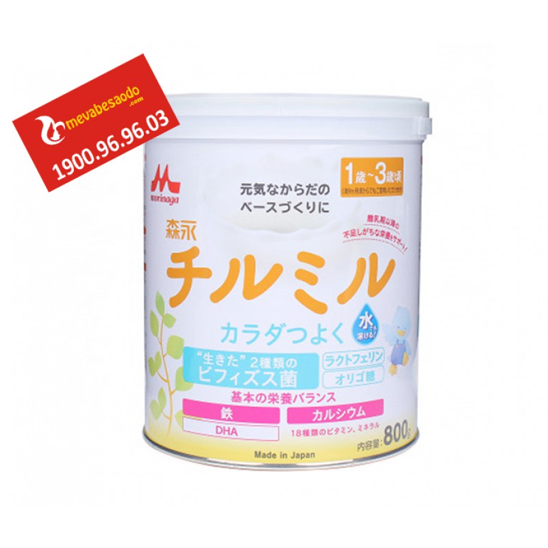 Sữa Morinaga Nhật Bản 800g 1-3 tuổi