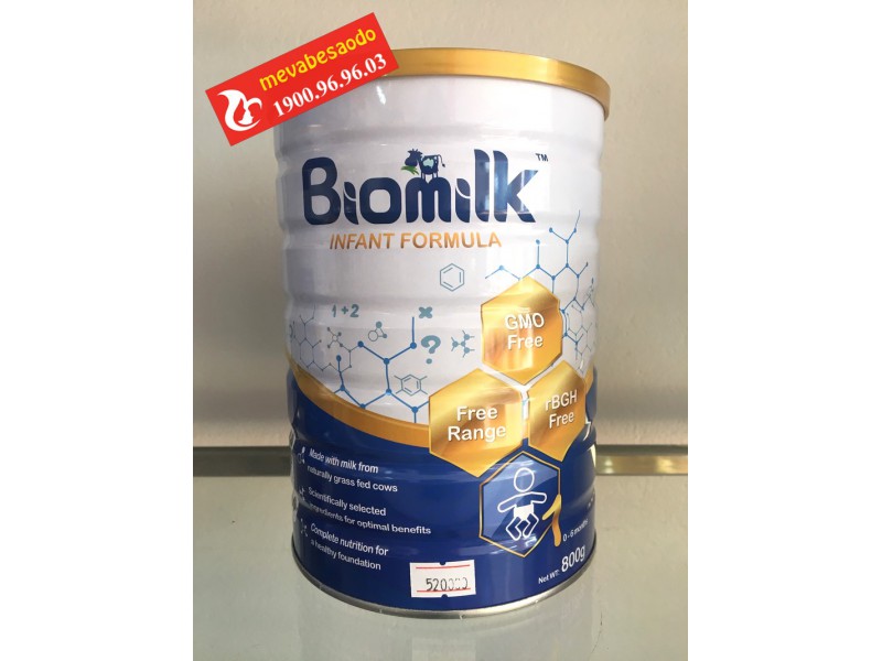 Sữa BioMilk Úc số 1 cho trẻ 0-6 tháng 800g