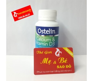 Canxi Vitamin D3 Ostelin Úc dành cho bà bầu