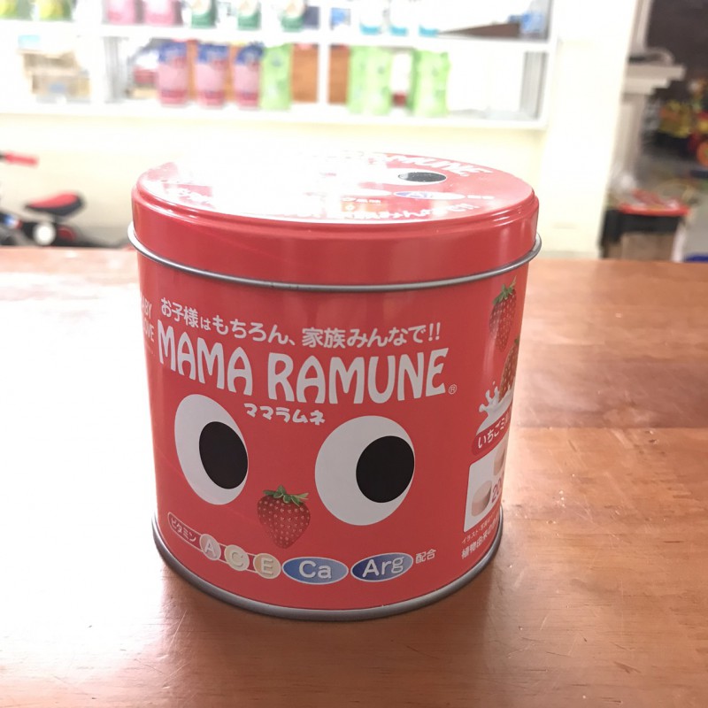 Kẹo cho trẻ biếng ăn Mama Ramune Nhật Bản 200v (Mẫu mới)